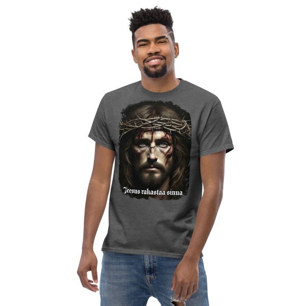 Unisex classic tee Orjantappura Jeesus rakastaa sinua